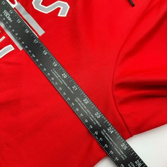 NBA Men's 2X Houston Rockets Hoodie Sweatshirt Pullover Red Basketball pocket‎ - Picture 8 of 8